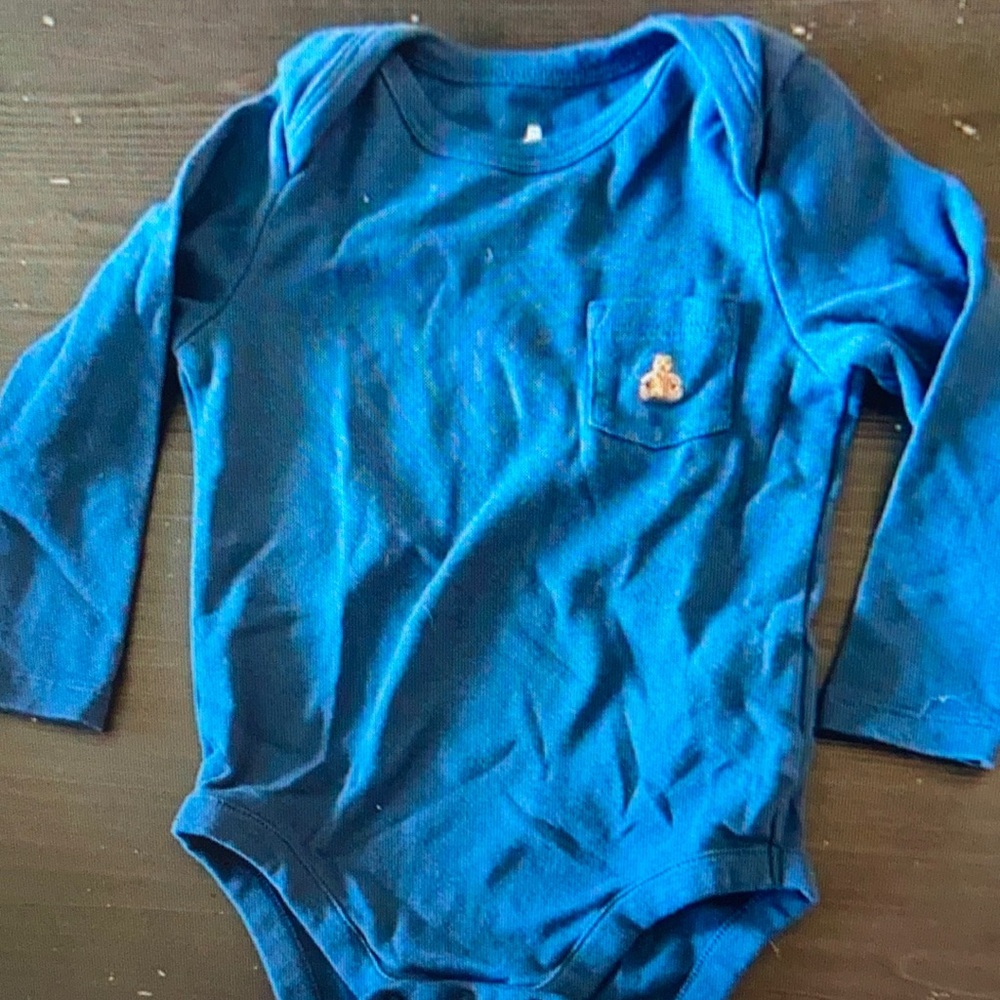 Gap Navy Long sleeve Kids Bodysuit